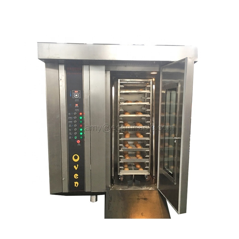 Commercial bakery diesel bread pizza rotating rotary oven