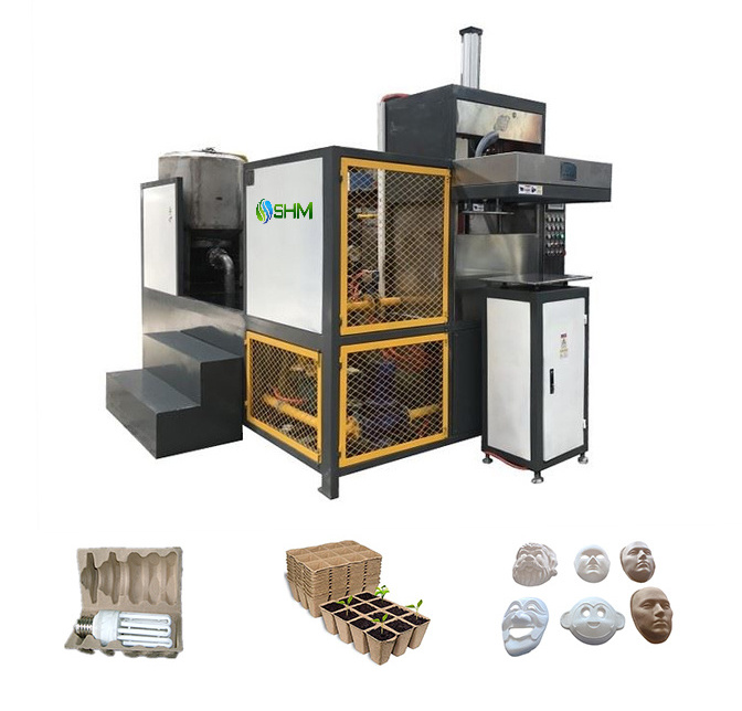 Lab scale pulp molding machine disposable tableware Integrated pulp molding machine