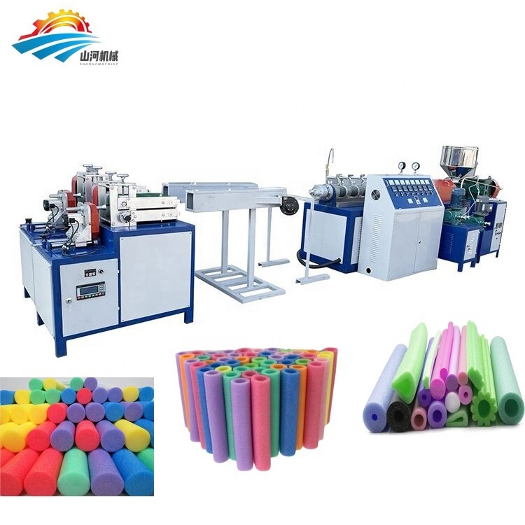 EPE Foam floating soft pool noodles for swim extruder high quality epe foam pipe extruder