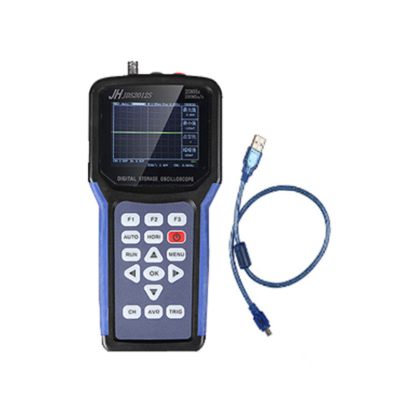 JDS2012S Handheld Digital Storage Oscilloscope 1CH 25mhz 200msa/s Scopemeter 4000 Count Digital Mmultimeter 3.2 Inch