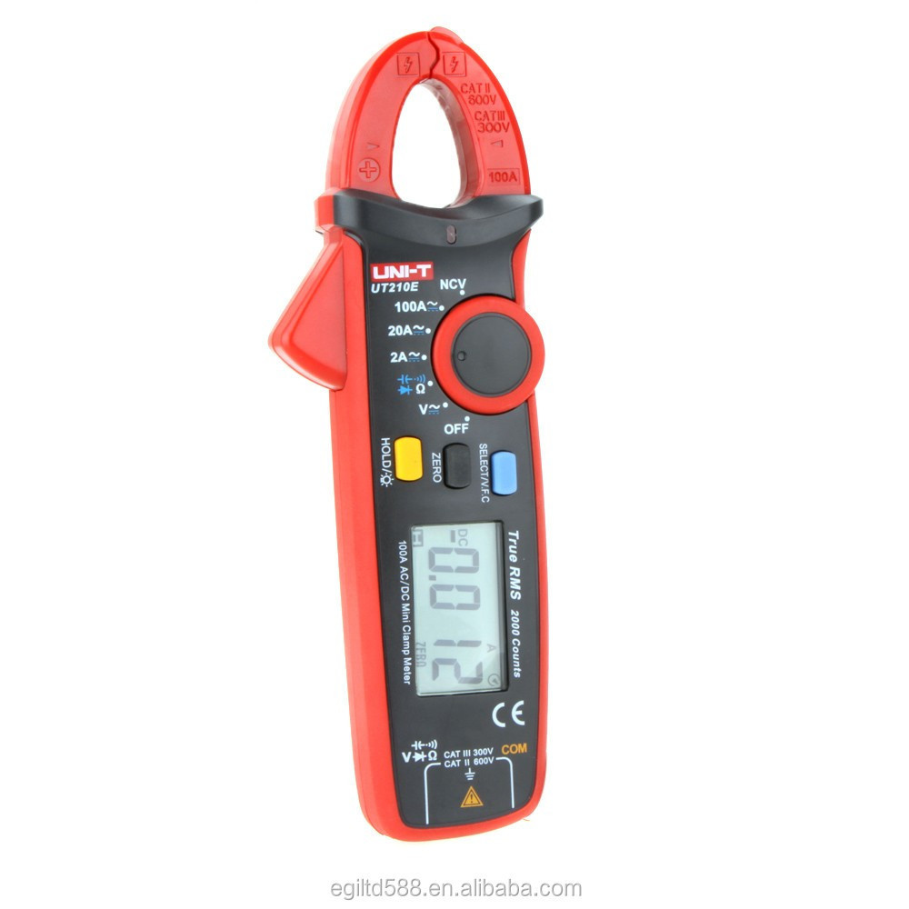 UNI-T UT210E Digital Multimeter DC Voltimetro Amperimertro UNI T UT210E DC Clamp Multimeter