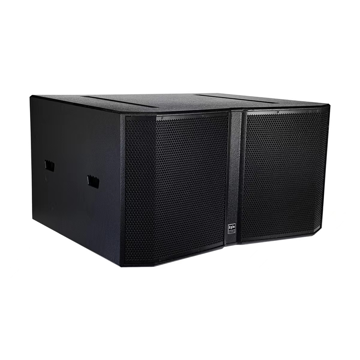 base floor speaker 18 inch dual woofer subwoofer box 2800 watt dj big power low bass outdoor sound with allen mixer