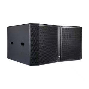 base floor speaker 18 inch dual woofer subwoofer box 2800 watt dj big power low bass outdoor sound with allen mixer