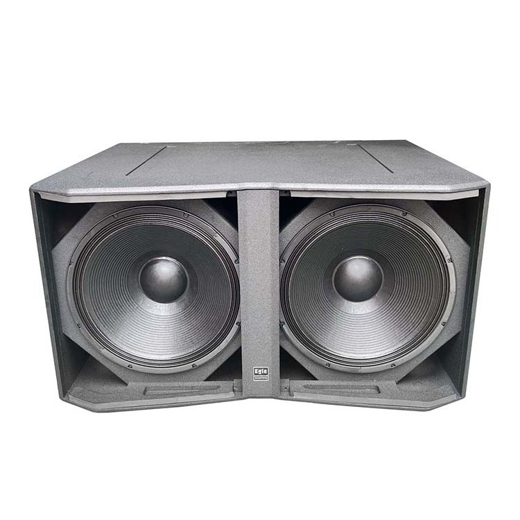 base floor speaker 18 inch dual woofer subwoofer box 2800 watt dj big power low bass outdoor sound with allen mixer