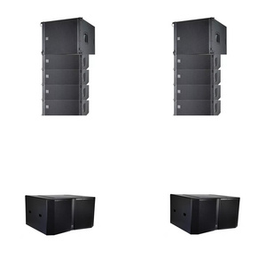 High Quality Q1 Design Mini Line Array hanging Speakers Electrical DJ Sound  System Dual 8 inch Line Array