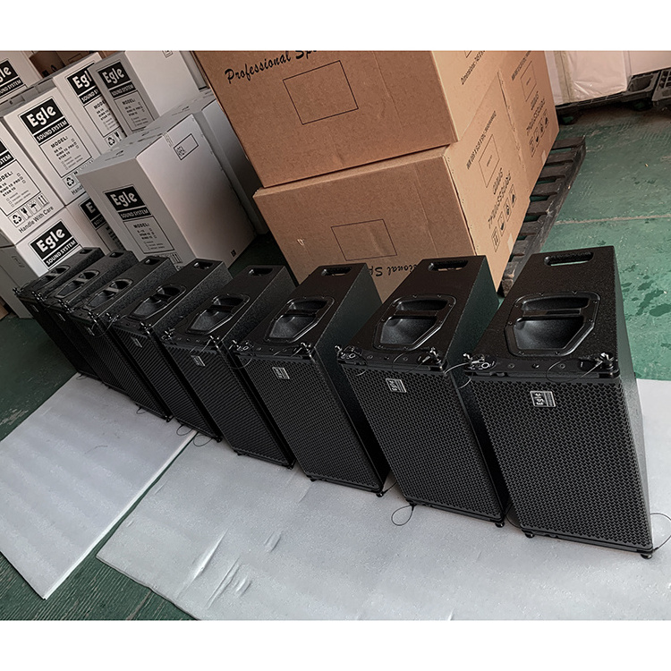 High Quality Q1 Design Mini Line Array hanging Speakers Electrical DJ Sound  System Dual 8 inch Line Array