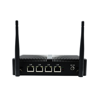 Eglobal stock Cheap price firewall router Pfsense industrial computer  intel celeron J1900 4 ethernet ports mini pc