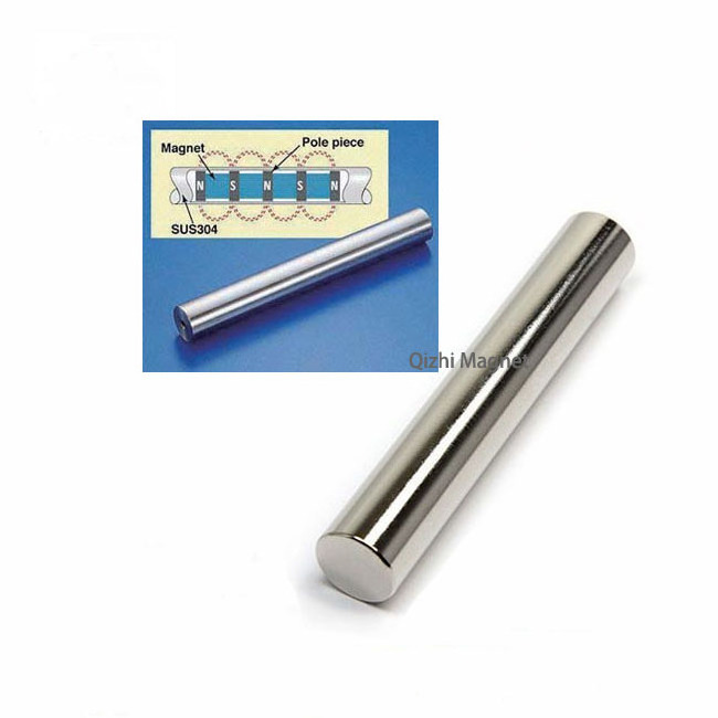 Strong Neodymium cylinder magnets Permanent L300mm 3000-12000Gauss magnetic tube/bar/rods