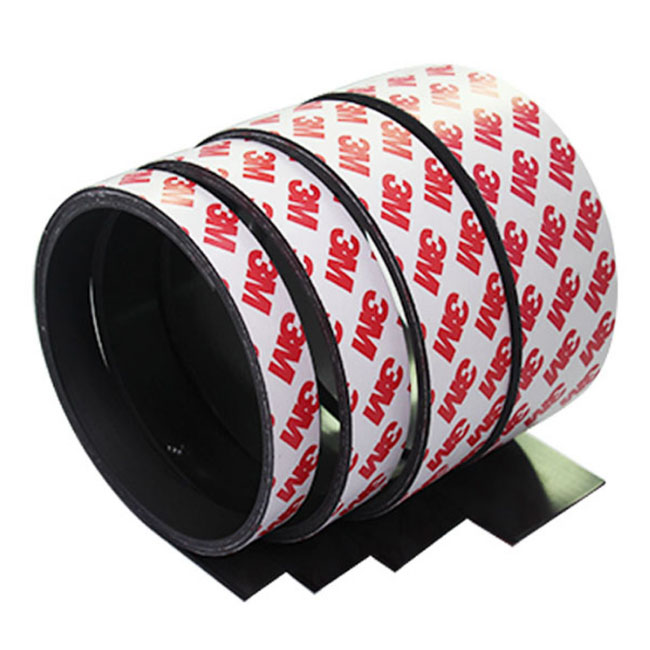 Strong Double Side Self Adhesive Fridge Magnet Tape 3M Rubber Magnetic Magnetic Strip