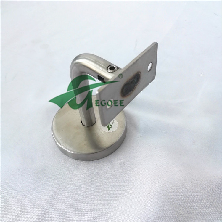 stainless steel adjustable stair exterior handrail bracket 304 tube pipe top support wall mounting handrail bracket