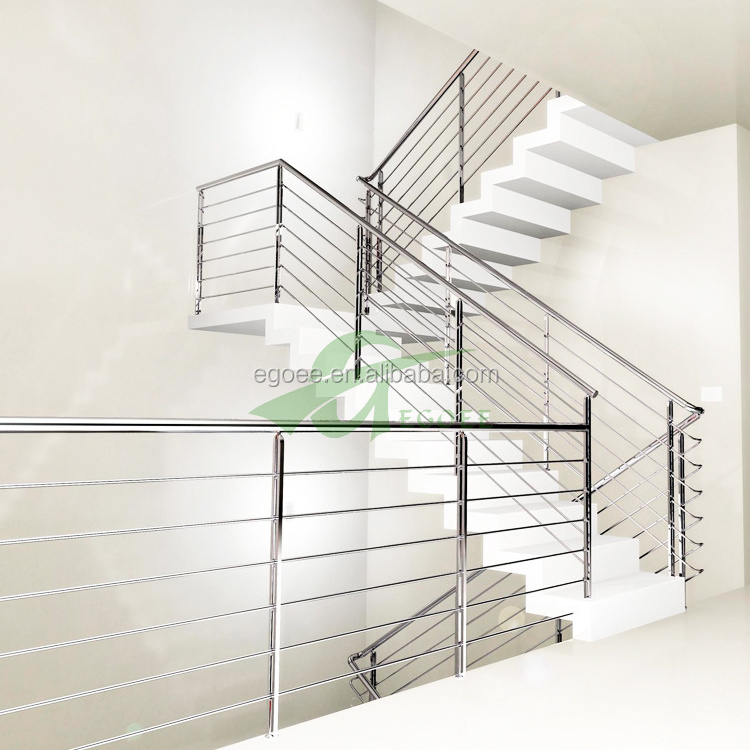 stainless steel 304 railing  home design balcony ,stair railing glass handrail balustrade glass panel stair railing