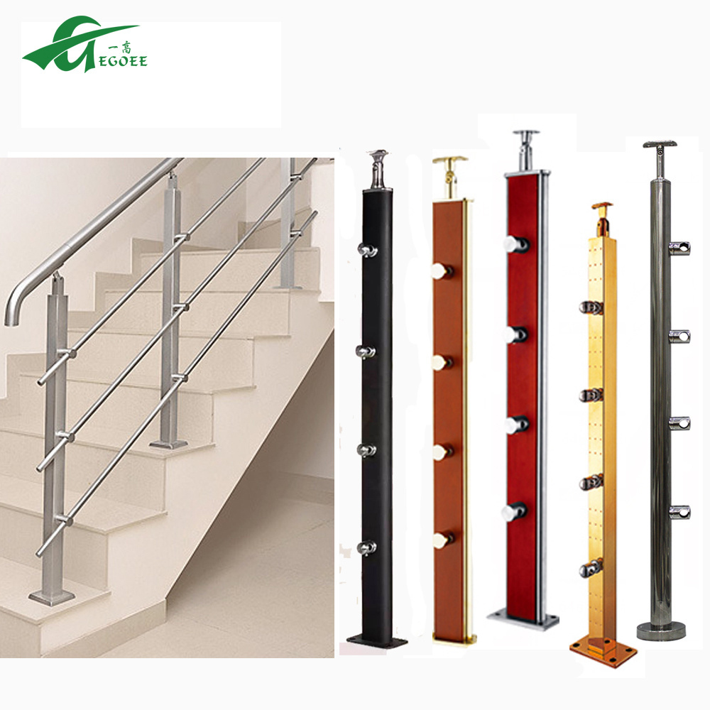 one-stop first hand factory price durable AISI ASTM A554  barandal acer inox handrails and balustrades fittings accessories