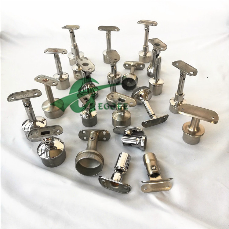 stainless steel fittings tempered glass post staircase handrail design handrail balcony railing accessories