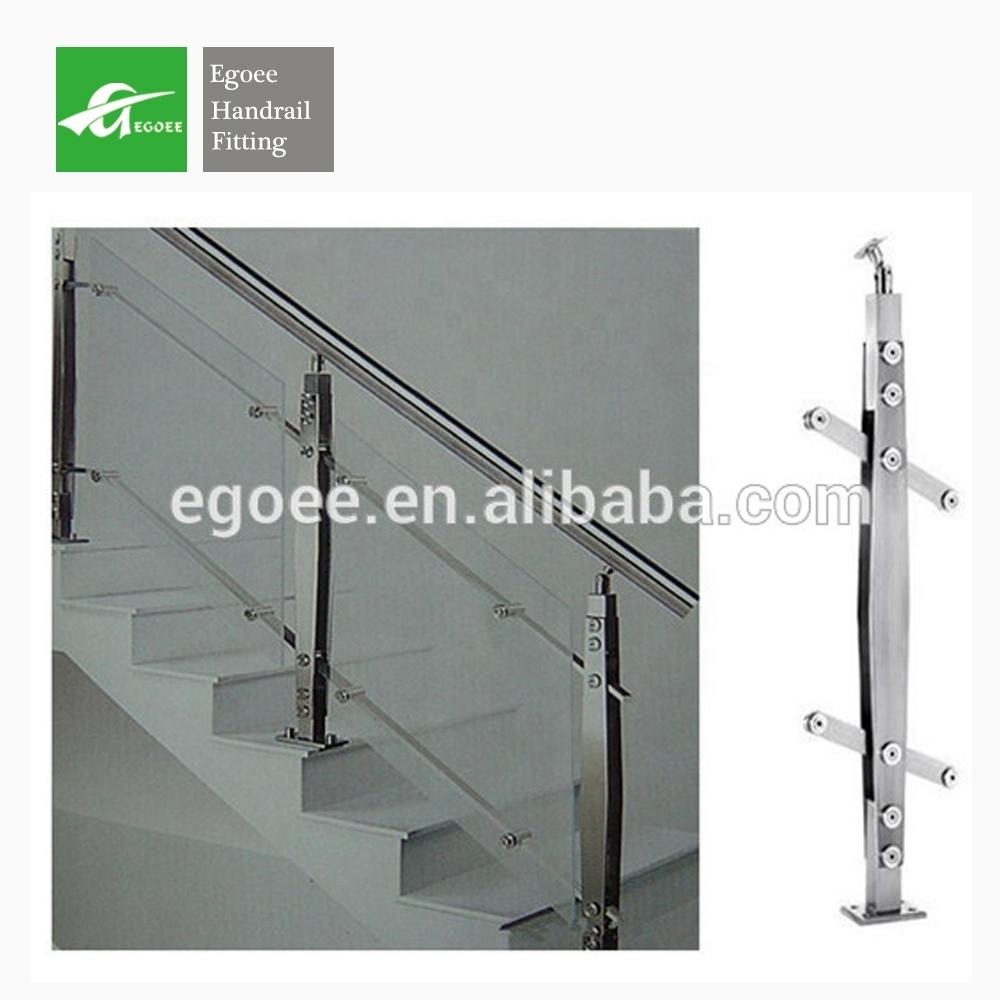 Floor mounting and high technology Portable steps with stair handrail/ stainless steel 304 terrace design/ swimming pool railing