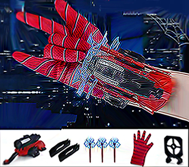 Popular spider string shooter wrist web launcher string shooters toy holiday kids gift role play cosplay toys