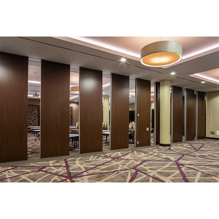 hotel perpendicular movable partition sliding door moving wall partition soundproof room divider