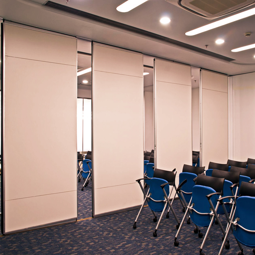 Polyester fiber board interior decorate soundproof operable wall movable partition room divider