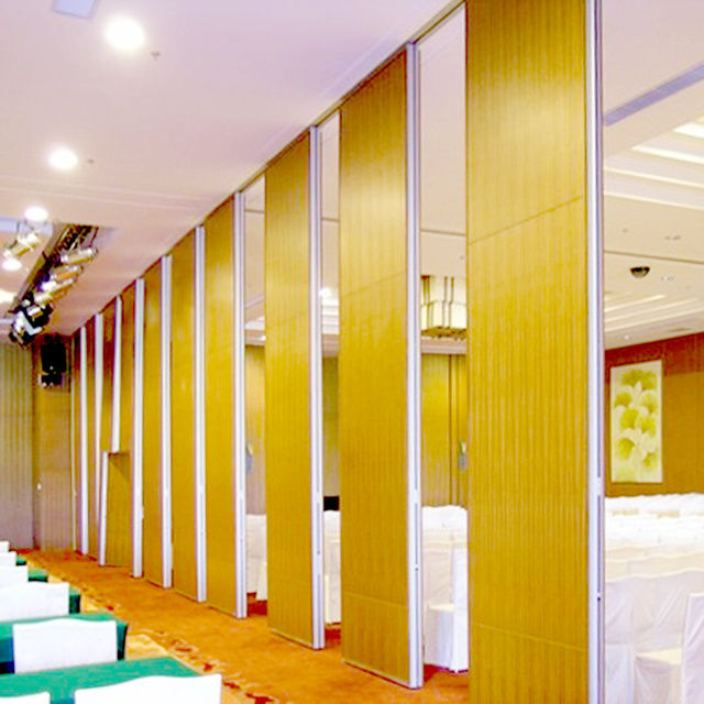 Acoustic wall panel with padding for banquet hotel design