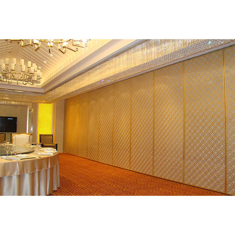 Hotel soundproof retractable wall dividing panels mdf folding partition door movable partitions wall