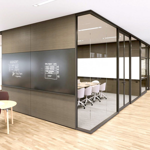 Used Aluminium Frame Wall Glass Partition for Office meeting room