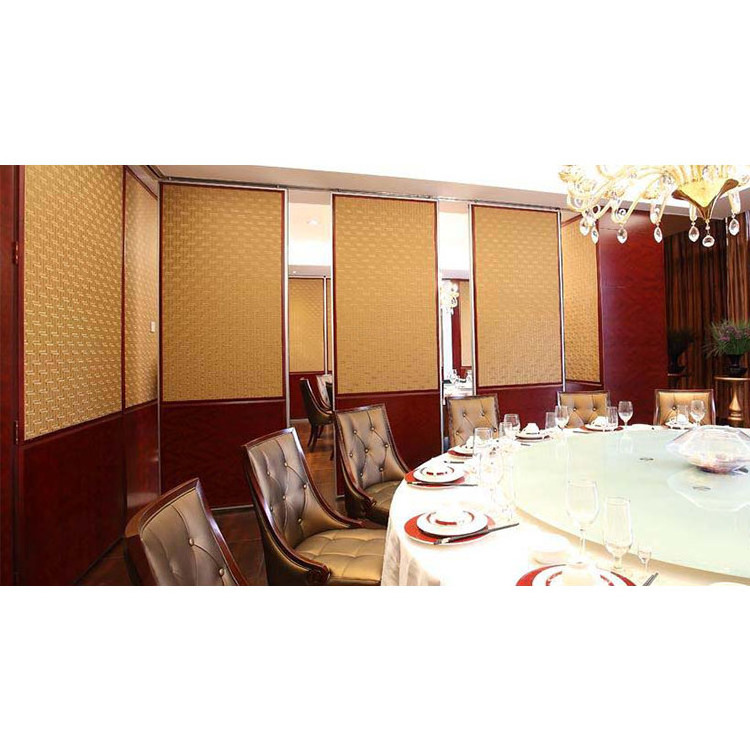 Hotel soundproof retractable wall dividing panels mdf folding partition door movable partitions wall