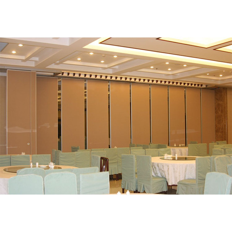 Hotel soundproof retractable wall dividing panels mdf folding partition door movable partitions wall