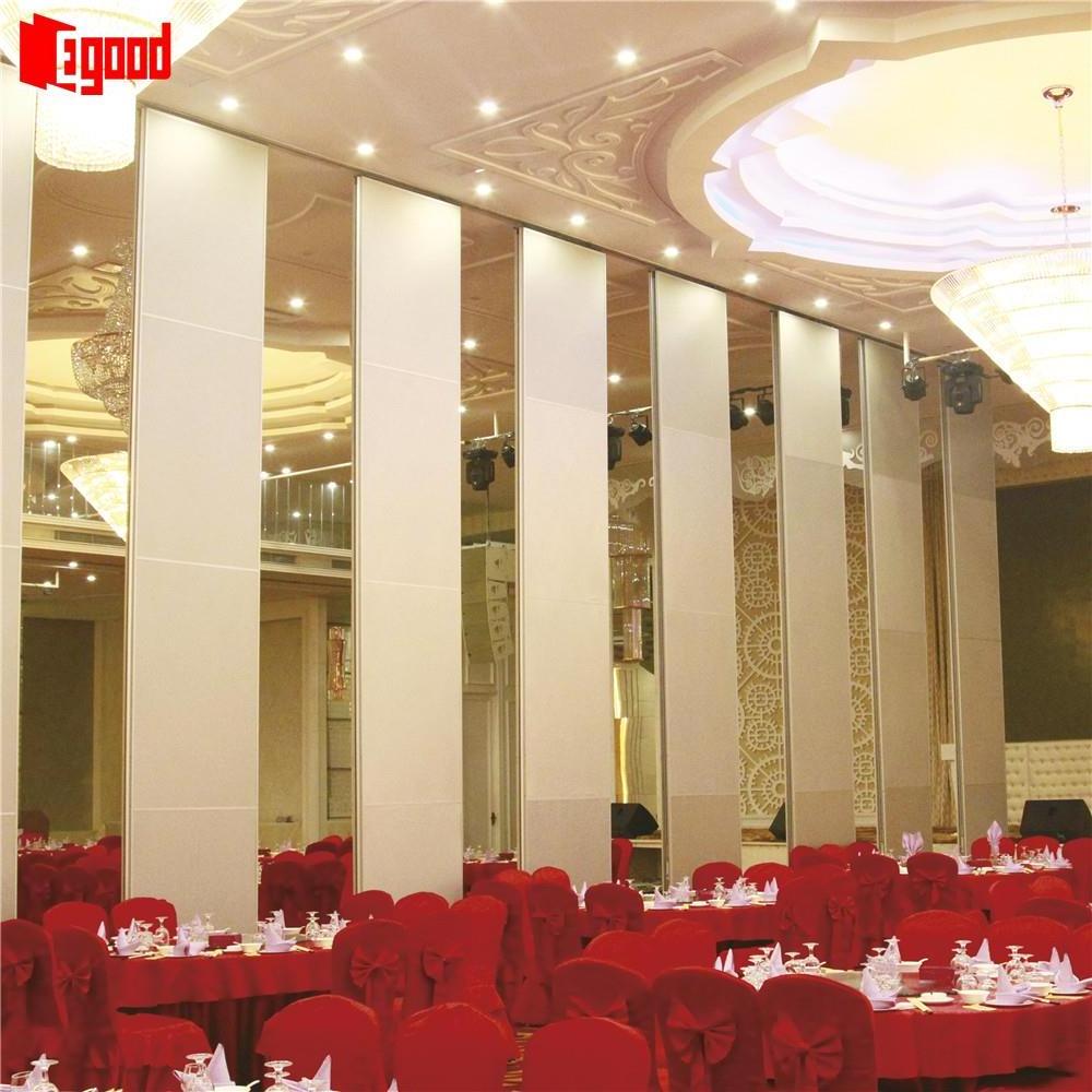 Cambodia palace hotel acoustic operable partition movable folding partition wall door