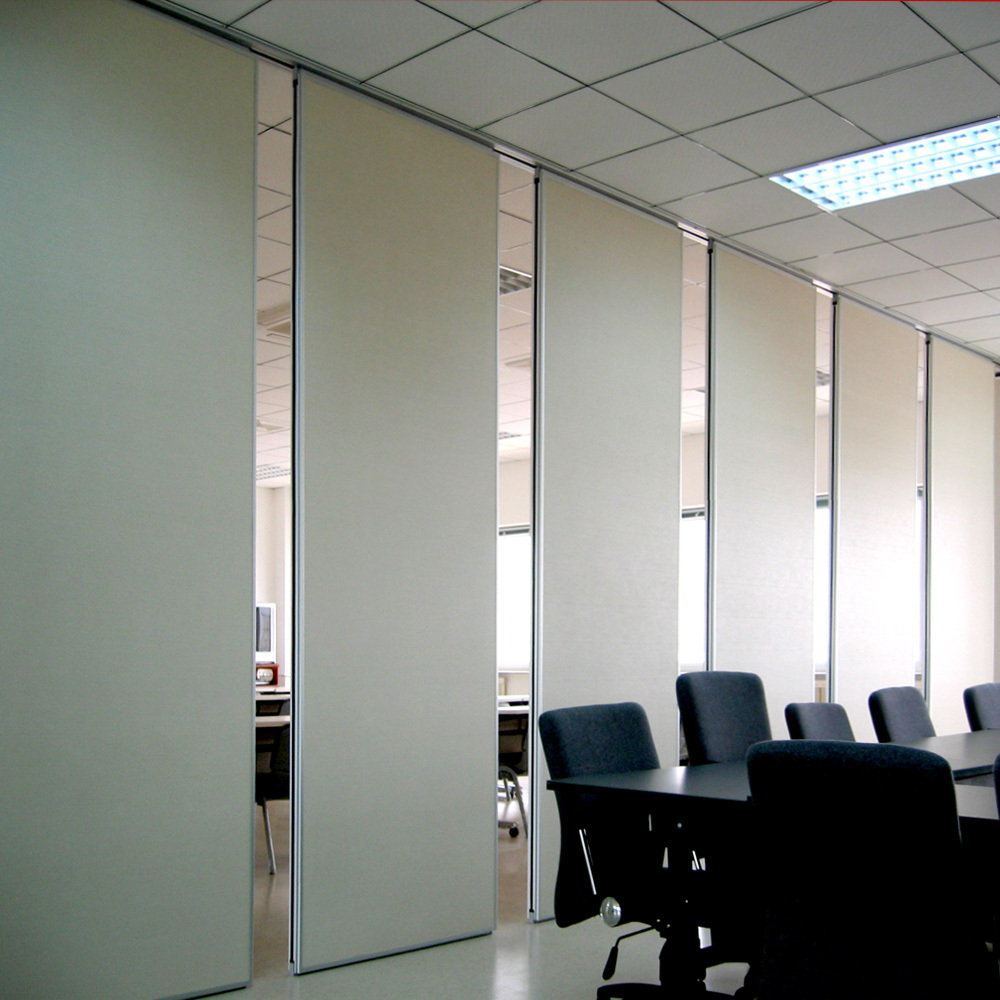 Polyester fiber board interior decorate soundproof operable wall movable partition room divider