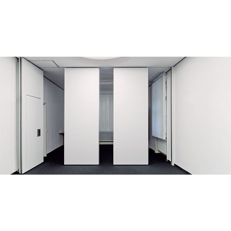 Soundproof folding partition and sliding walls operable movable door for office to divide the room