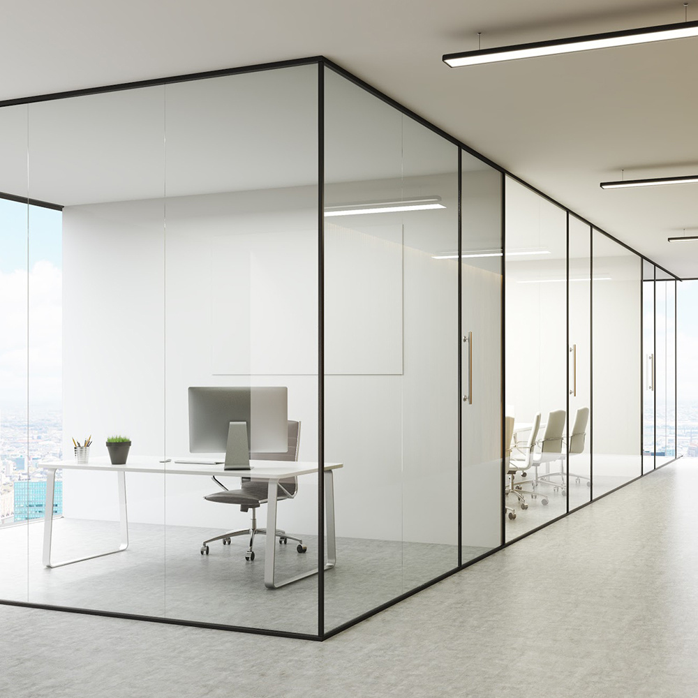 Soundproof office furniture glass partition walls small office cubicle partitions wall