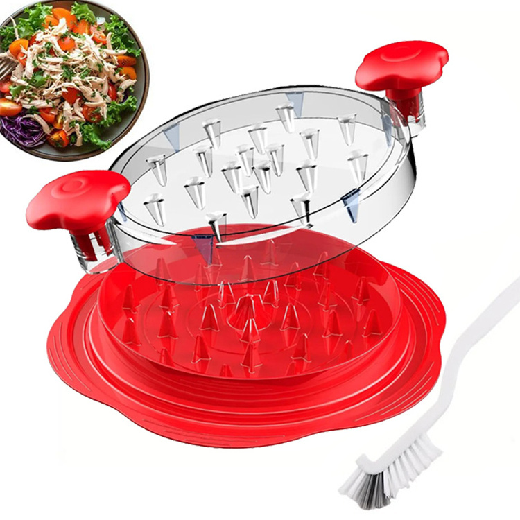 storming chicken breast shredder tool twist plastic upgrade visible chicken shredder for beef chicken vegetables