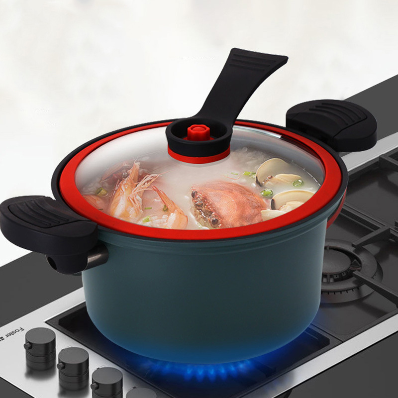 Micro pressure cooker 7L large capacity multifunctional non-stick pan