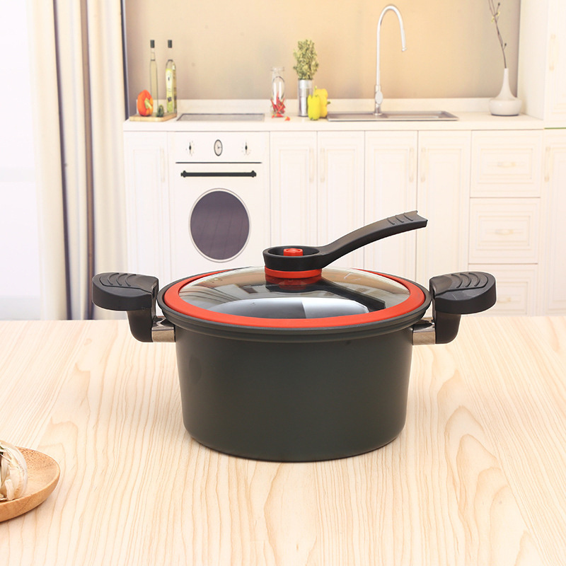 Micro pressure cooker 7L large capacity multifunctional non-stick pan