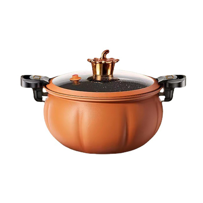 Micro pressure cooker new pumpkin soup pot stew pot multifunctional non-stick pot