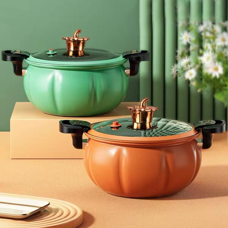 Micro pressure cooker new pumpkin soup pot stew pot multifunctional non-stick pot