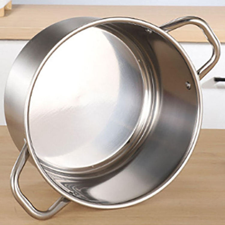 Wholesale Big Capacity Stainless Steel Stock Pot Professional Steamer Pot Soup Pot with Steam Rack