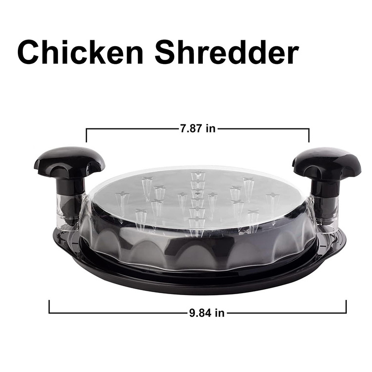 storming chicken breast shredder tool twist plastic upgrade visible chicken shredder for beef chicken vegetables