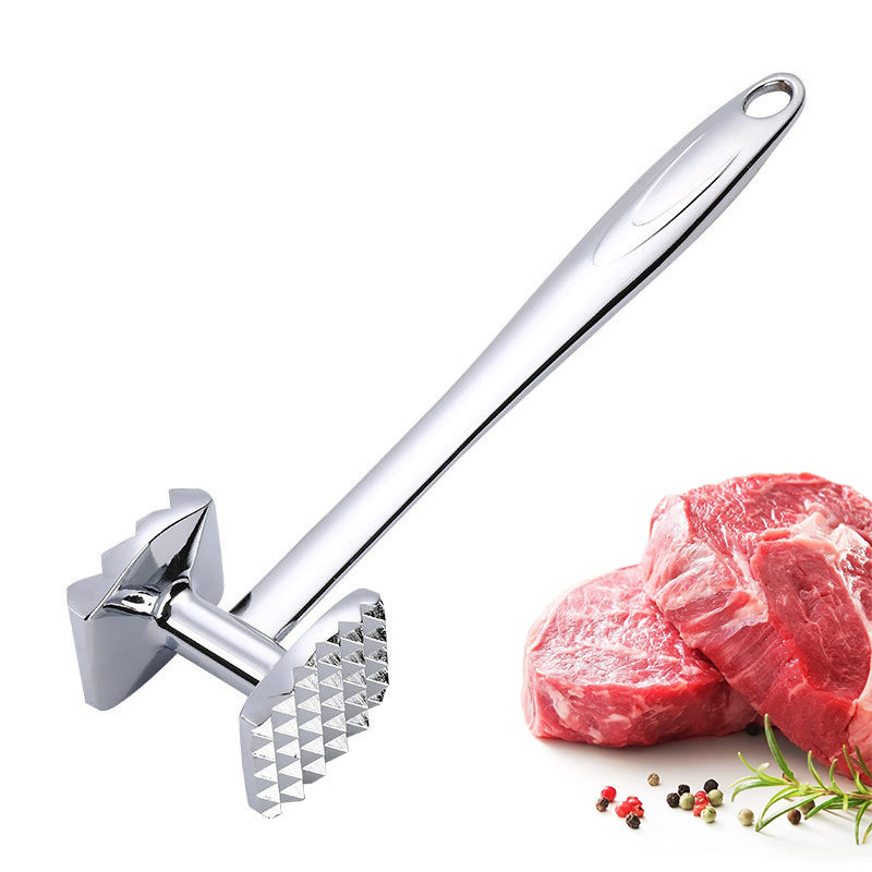 Wholesale steak hammer meat tenderizer hammer meat mallet with hanging holes