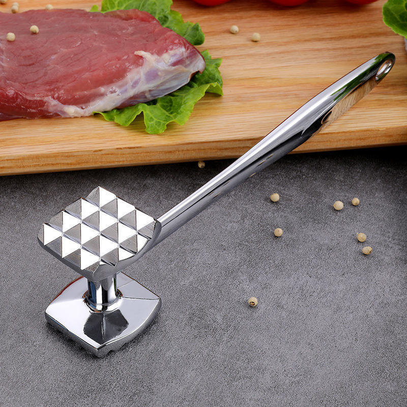 Wholesale steak hammer meat tenderizer hammer meat mallet with hanging holes