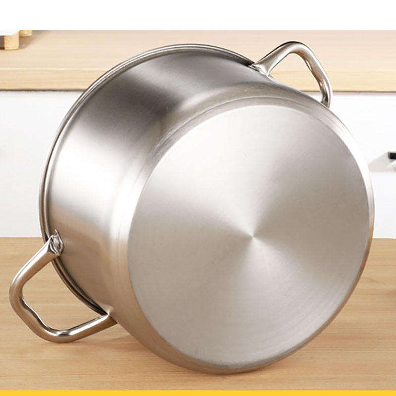 Wholesale Big Capacity Stainless Steel Stock Pot Professional Steamer Pot Soup Pot with Steam Rack