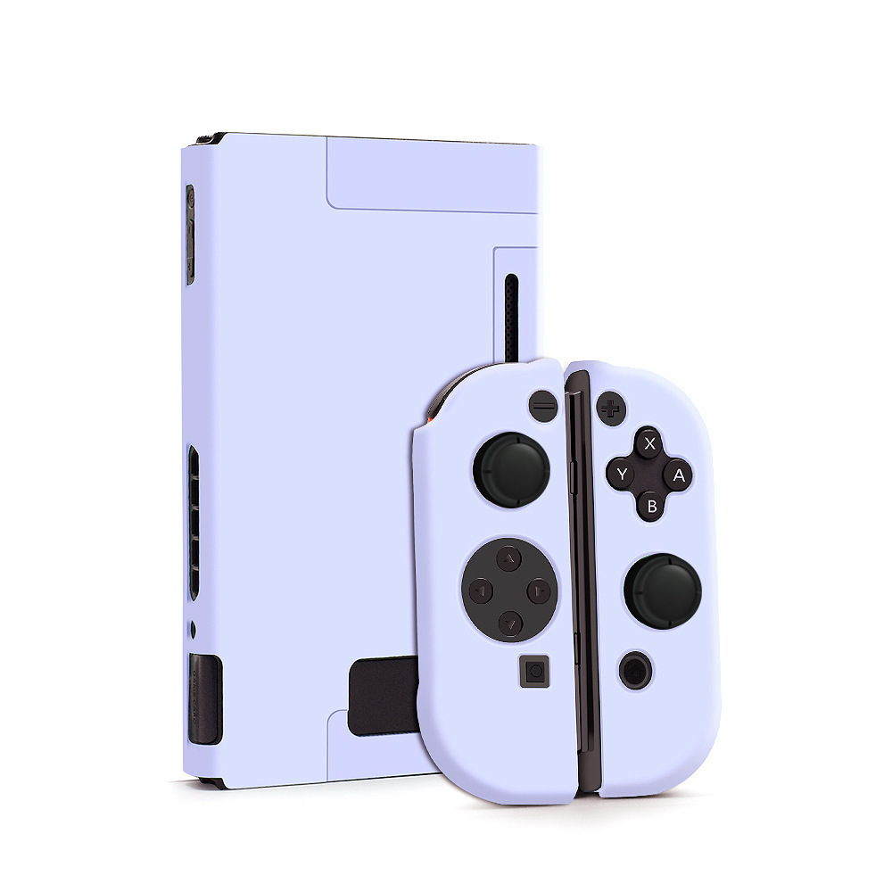 360 Degree Fully Protective Shell Skin-friendly Feel Console Case Gradient Shell Mainframe Cover for Nintendo Switch Pro