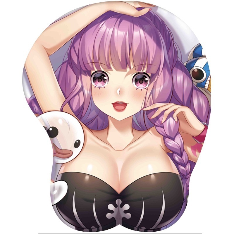 Custom 3d anime boobs mousepad custom printed mouse pad office pad silicone wrist support breast mouse pad