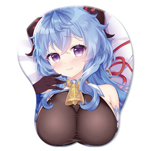 Beauty Mouse Pad 3D Breast Gel Wrist Rest Mousepad Soft and Comfortable Office Pad Silicone Custom Boob Wrist Mouse Pad