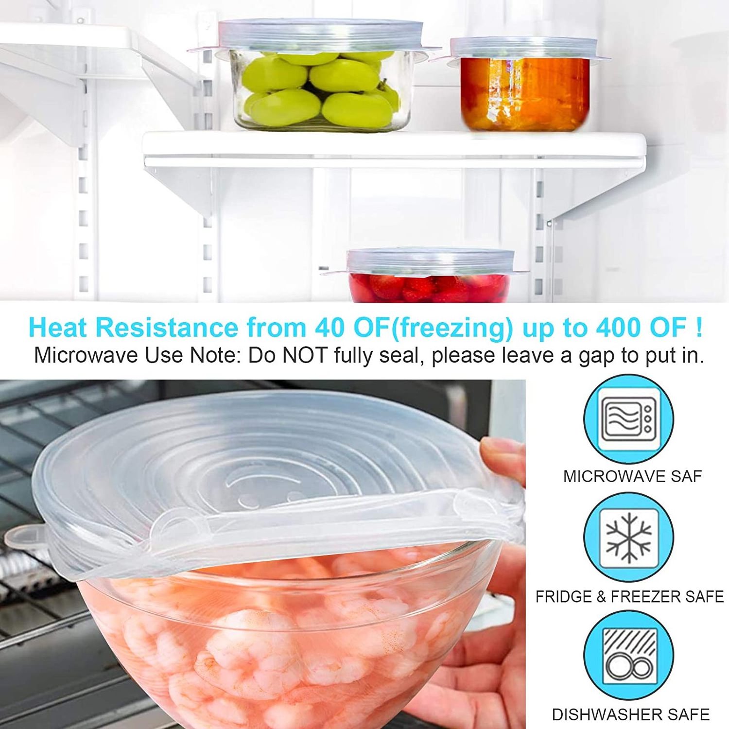 Direct salescover seal reusable silicone stretch strech lid silicone food lids stretch covers for containers