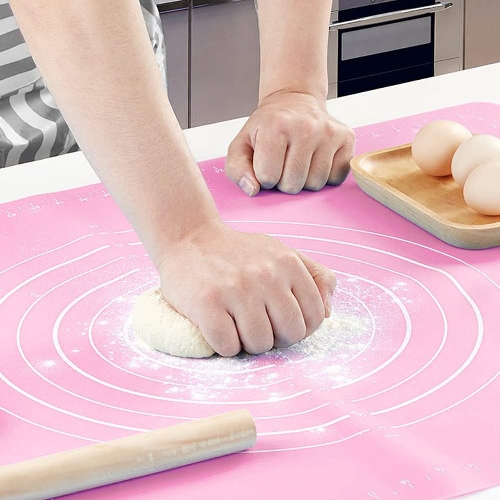 2024 Best Selling Product 40*60CM  Silicone Kneading Dough Mat Kitchen Accessories Silicone rolling pin mats