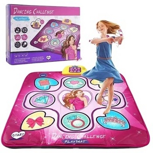 Dance Pad Game Toy, Adjustable Volume LED Lights Dance Mixer Rhythm Step Play Mat Dance Mat