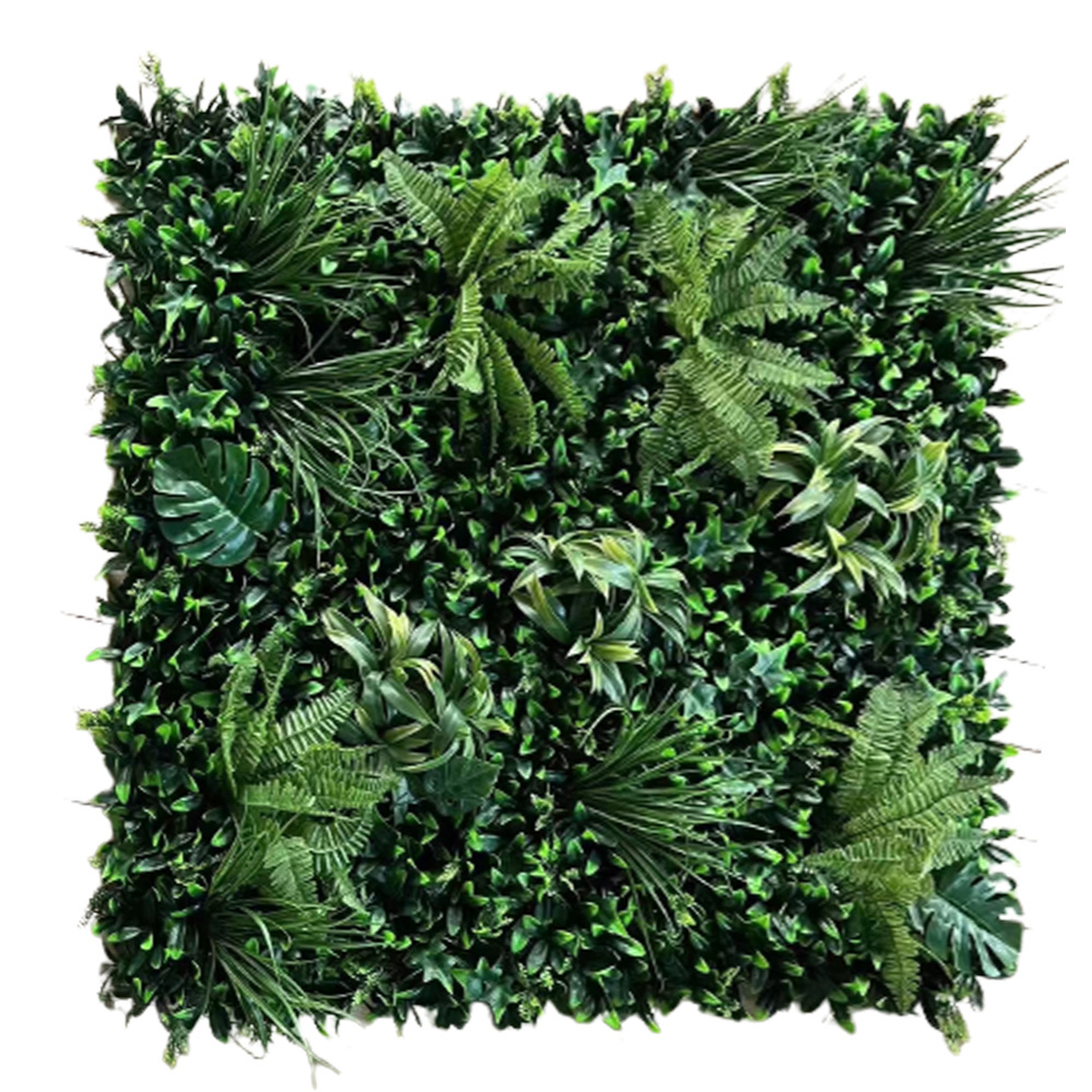 artificial plastic creeper boxwood hedge moss grass indoor plant vertical panels leaves green wall system for decoration plant