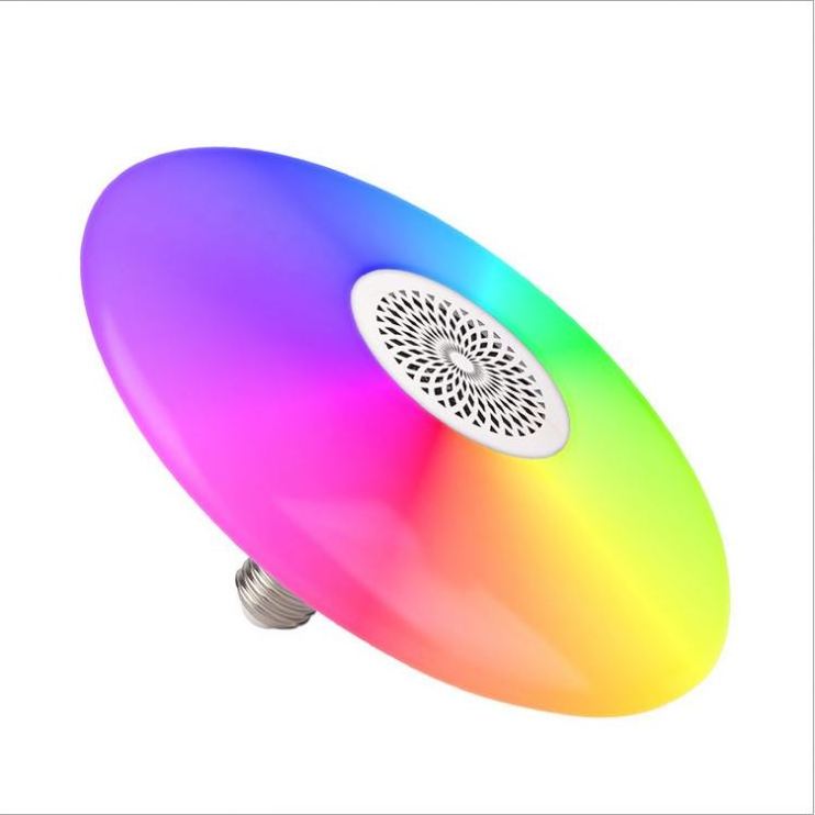 UFO LED Ceiling Light with Remote Control Music Bluetooth Speaker App Control Ceiling Lamp Warm/Cold White RGB Dimmable Color