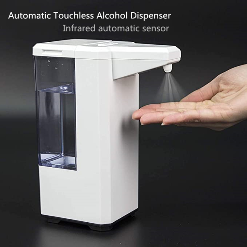 Factory Direct 500ml Automatic Hand Sanitizer Dispenser Infrared Sensor Alcohol Dispensing Bottle Touchless Soap Dispenser