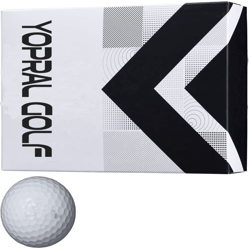 Egret Customized Logo Custom White Design Funny Golf Balls Sale Soft Golf Ball Practice Biodegradable Golf Balls